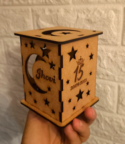 Lámpara para vela LED Quinceañera