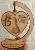 Corazón Colgante para Quinceañera - 7